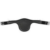 Equiline Cincha de Salto Cuero con Protección Negro