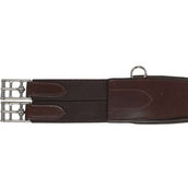 Equiline Cincha de Salto Cuero con Protección Marron