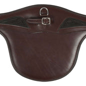 Equiline Cincha de Salto Cuero con Protección Marron