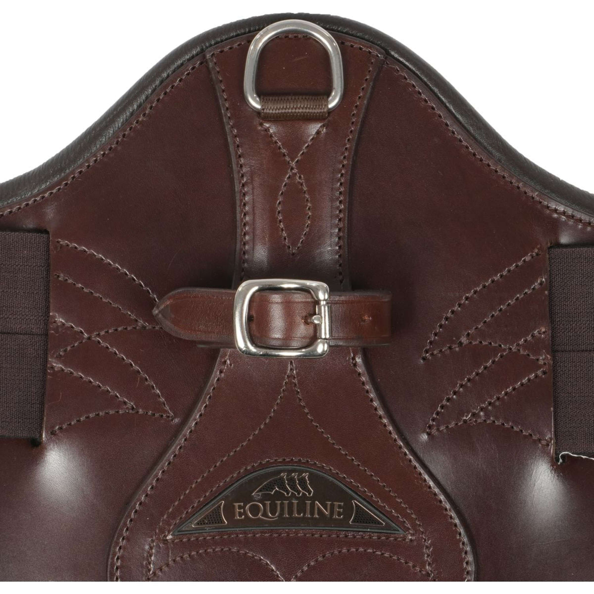 Equiline Cincha de Salto Monoflap Marron