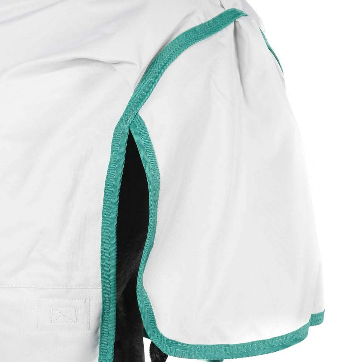 Weatherbeeta Manta Impermeable Green-Tec 900D Combo Neck Lite Plus Gris Claro/Bottle Green