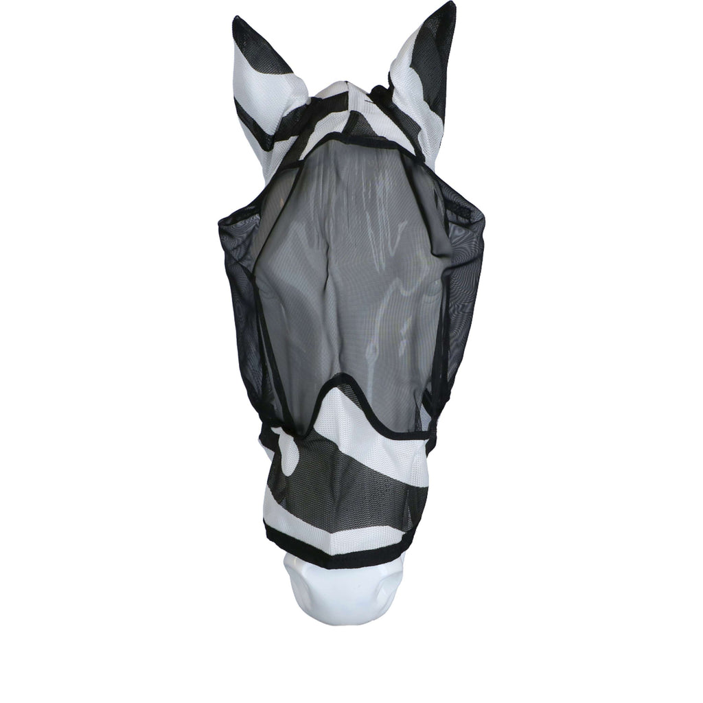 Bucas Buzz-Off Máscara Anti-Moscas Zebra Deluxe con Orejas Zebra