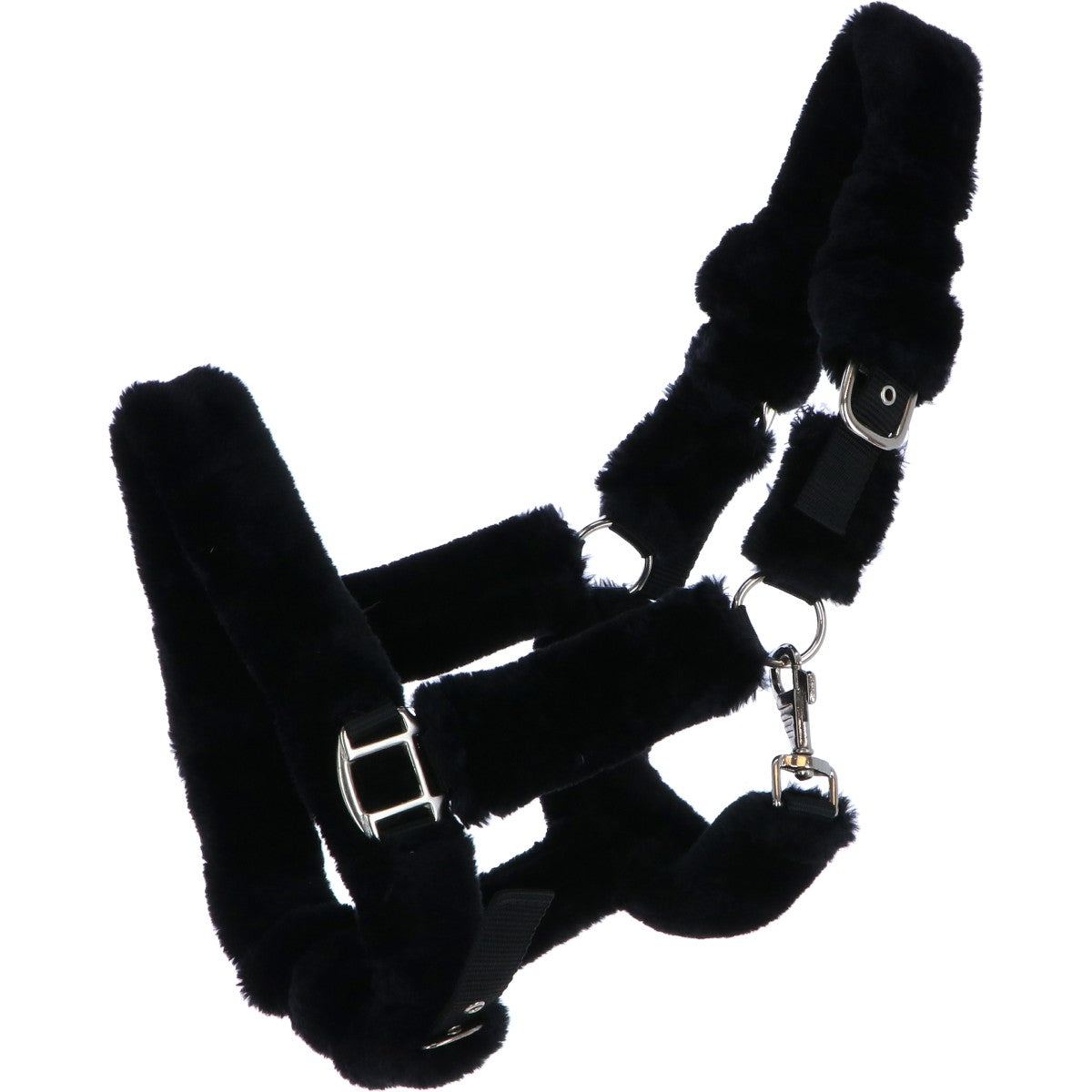 HORKA Cabezada con Protección de Pelo Negro