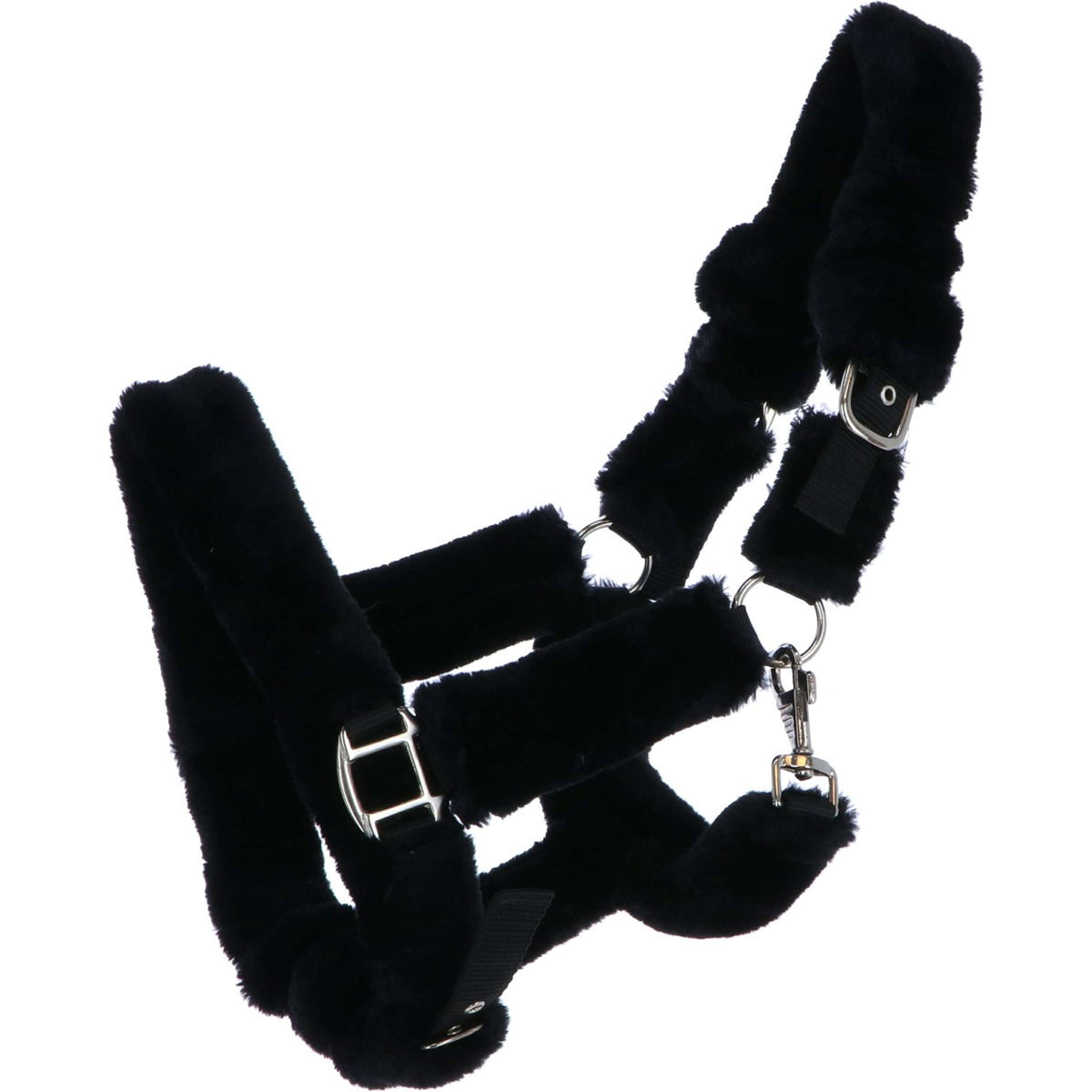 HORKA Cabezada con Protección de Pelo Negro