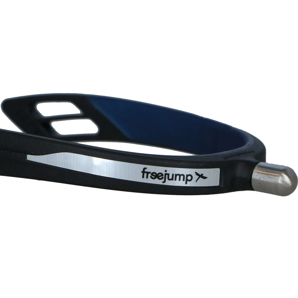 Freejump Espuelas De Botón Spur'on Round End Negro/Azul
