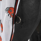 HKM Manta Antimoscas Ladybug Blanco Rojo