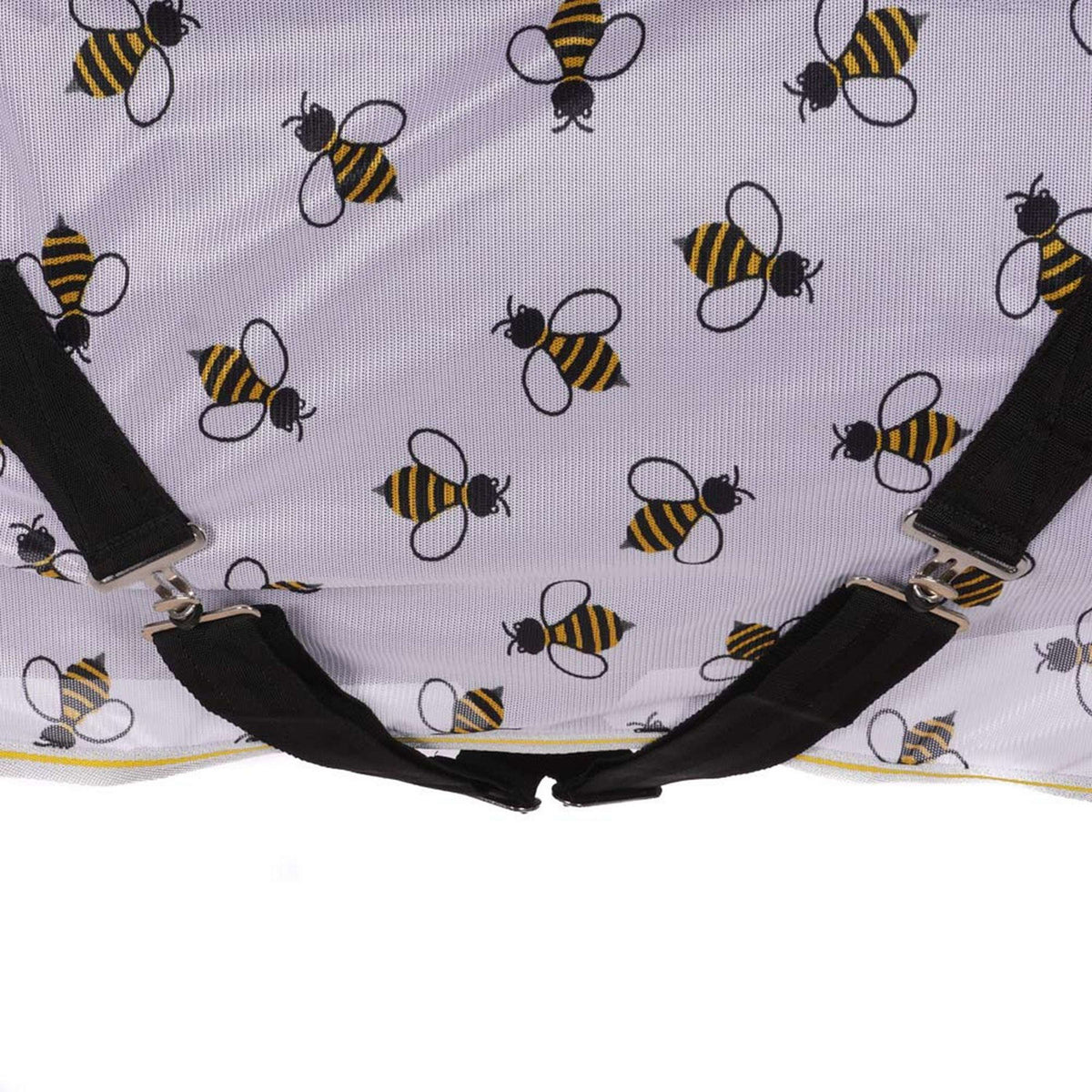HKM Manta Antimoscas Bee Blanco Amarillo