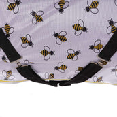 HKM Manta Antimoscas Bee Blanco Amarillo