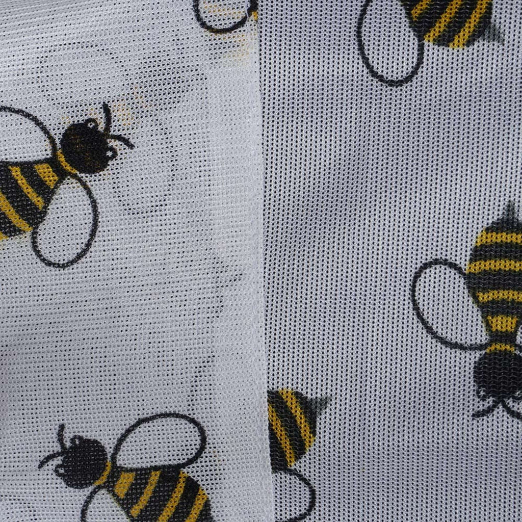 HKM Manta Antimoscas Bee Blanco Amarillo
