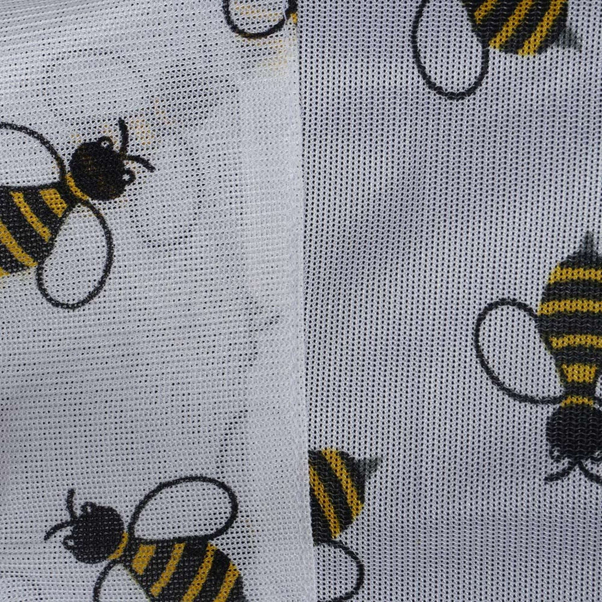 HKM Manta Antimoscas Bee Blanco Amarillo