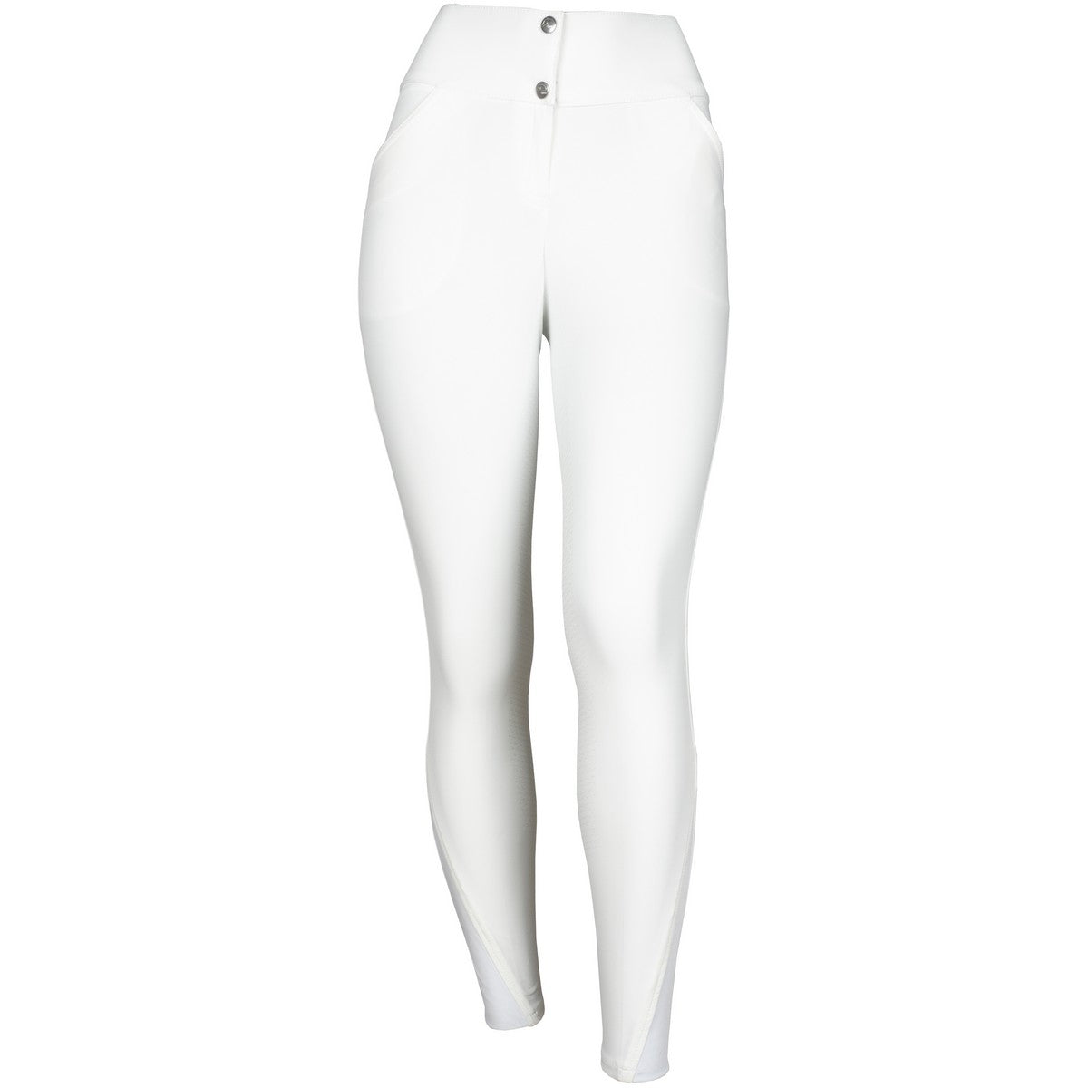 HKM Pantalón de Equitación Lara Asiento de Silicona Blanco