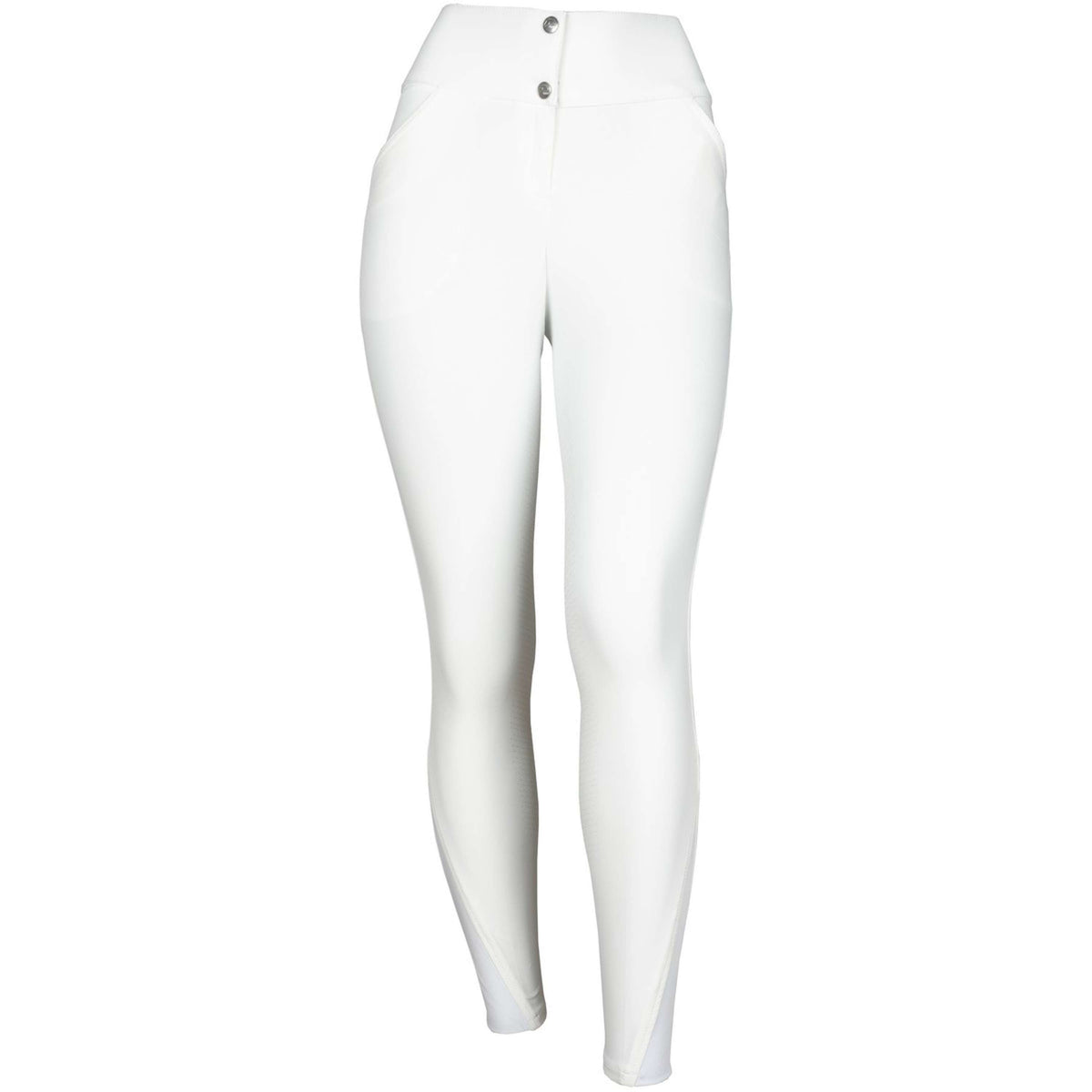 HKM Pantalón de Equitación Lara Asiento de Silicona Blanco