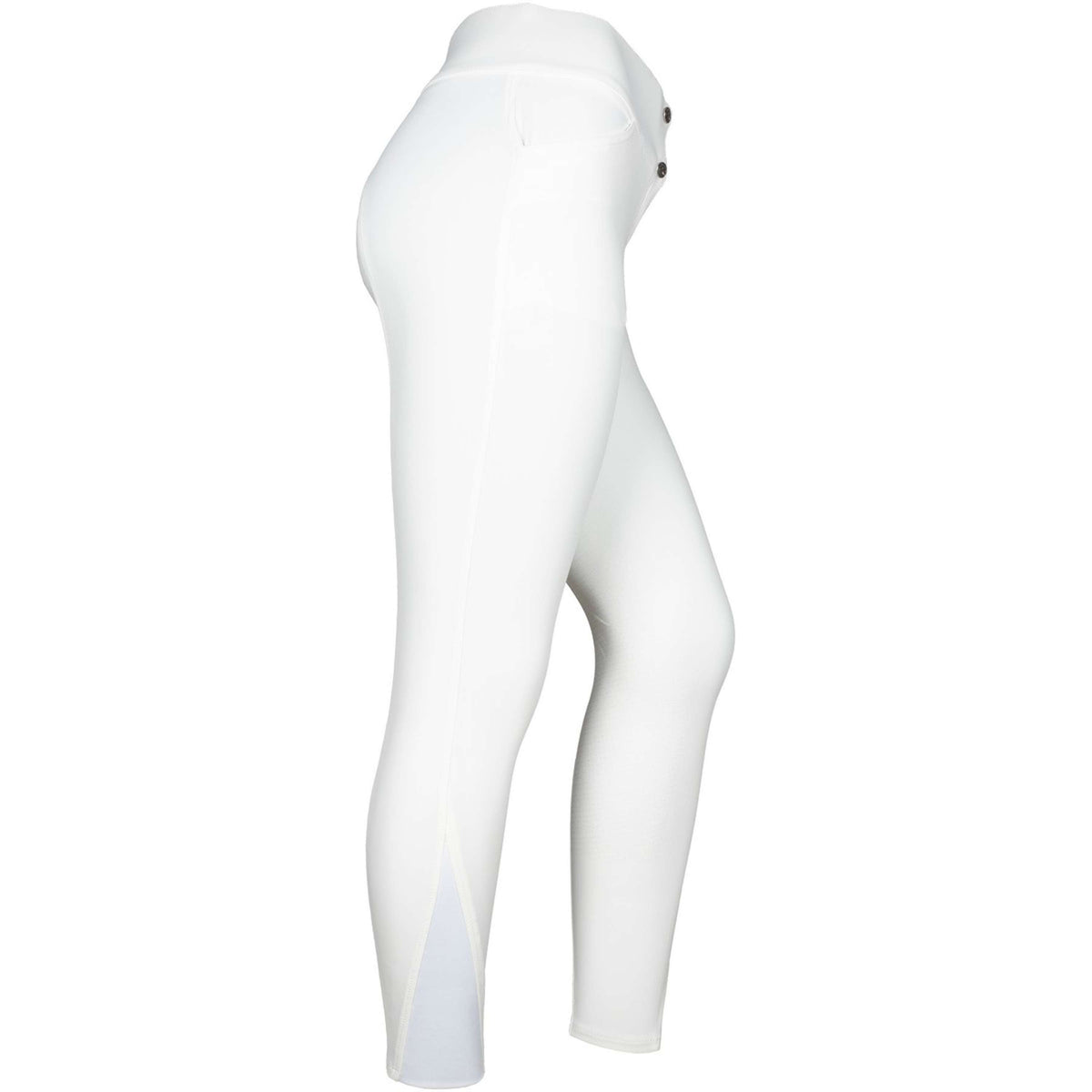 HKM Pantalón de Equitación Lara Asiento de Silicona Blanco