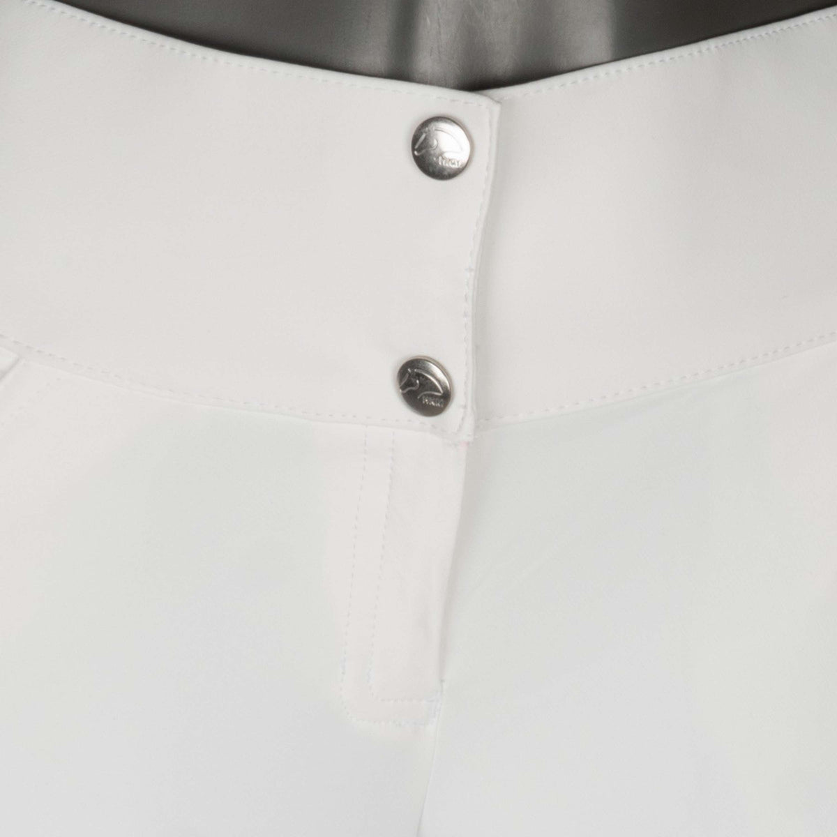 HKM Pantalón de Equitación Lara Asiento de Silicona Blanco