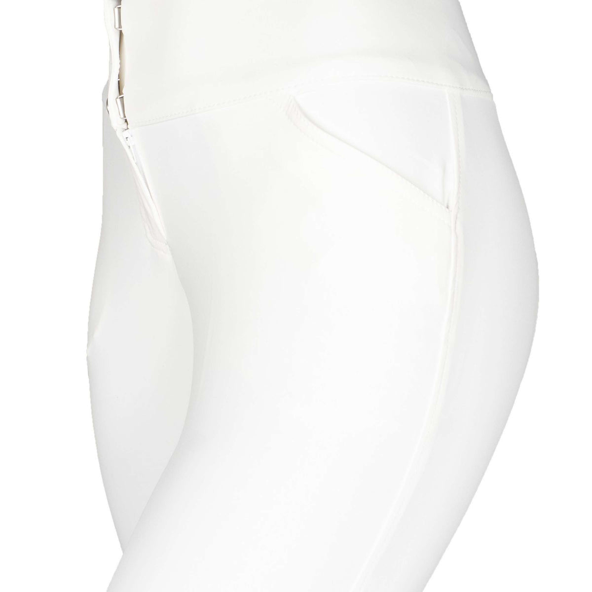 HKM Pantalón de Equitación Lara Asiento de Silicona Blanco