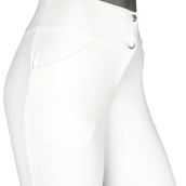 HKM Pantalón de Equitación Lara Asiento de Silicona Blanco