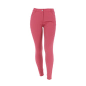 HKM Pantalón de Equitación Sunshine Asiento de Silicona Rojo