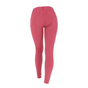 HKM Pantalón de Equitación Sunshine Asiento de Silicona Rojo