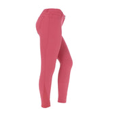HKM Pantalón de Equitación Sunshine Asiento de Silicona Rojo