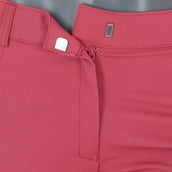 HKM Pantalón de Equitación Sunshine Asiento de Silicona Rojo