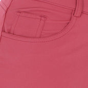 HKM Pantalón de Equitación Sunshine Asiento de Silicona Rojo