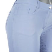 HKM Pantalón de Equitación Sunshine Asiento de Silicona Azul Jeans