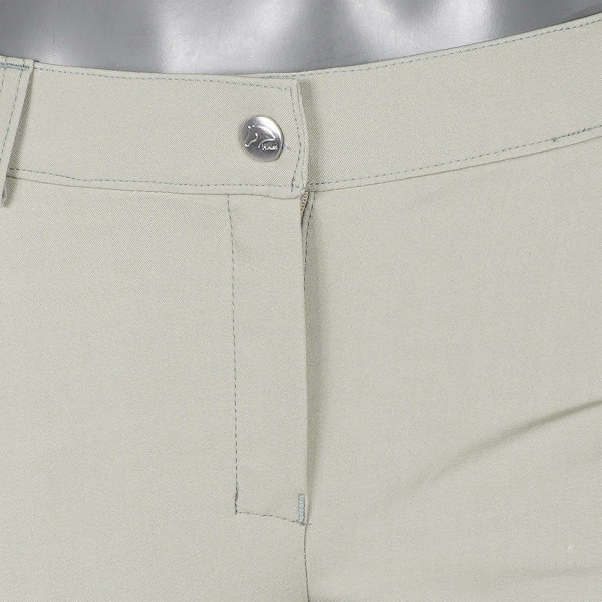 HKM Pantalón de Equitación Sunshine Asiento de Silicona Grisverde