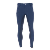 HKM Pantalón de Equitación Sportive Asiento de Silicona Hombre Azul oscuro