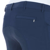 HKM Pantalón de Equitación Sportive Asiento de Silicona Hombre Azul oscuro