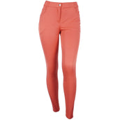 HKM Pantalón de Equitación Sunshine Rodilleras de Silicona Rojo