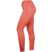HKM Pantalón de Equitación Sunshine Rodilleras de Silicona Rojo