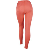 HKM Pantalón de Equitación Sunshine Rodilleras de Silicona Rojo