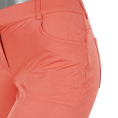 HKM Pantalón de Equitación Sunshine Rodilleras de Silicona Rojo