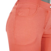 HKM Pantalón de Equitación Sunshine Rodilleras de Silicona Rojo