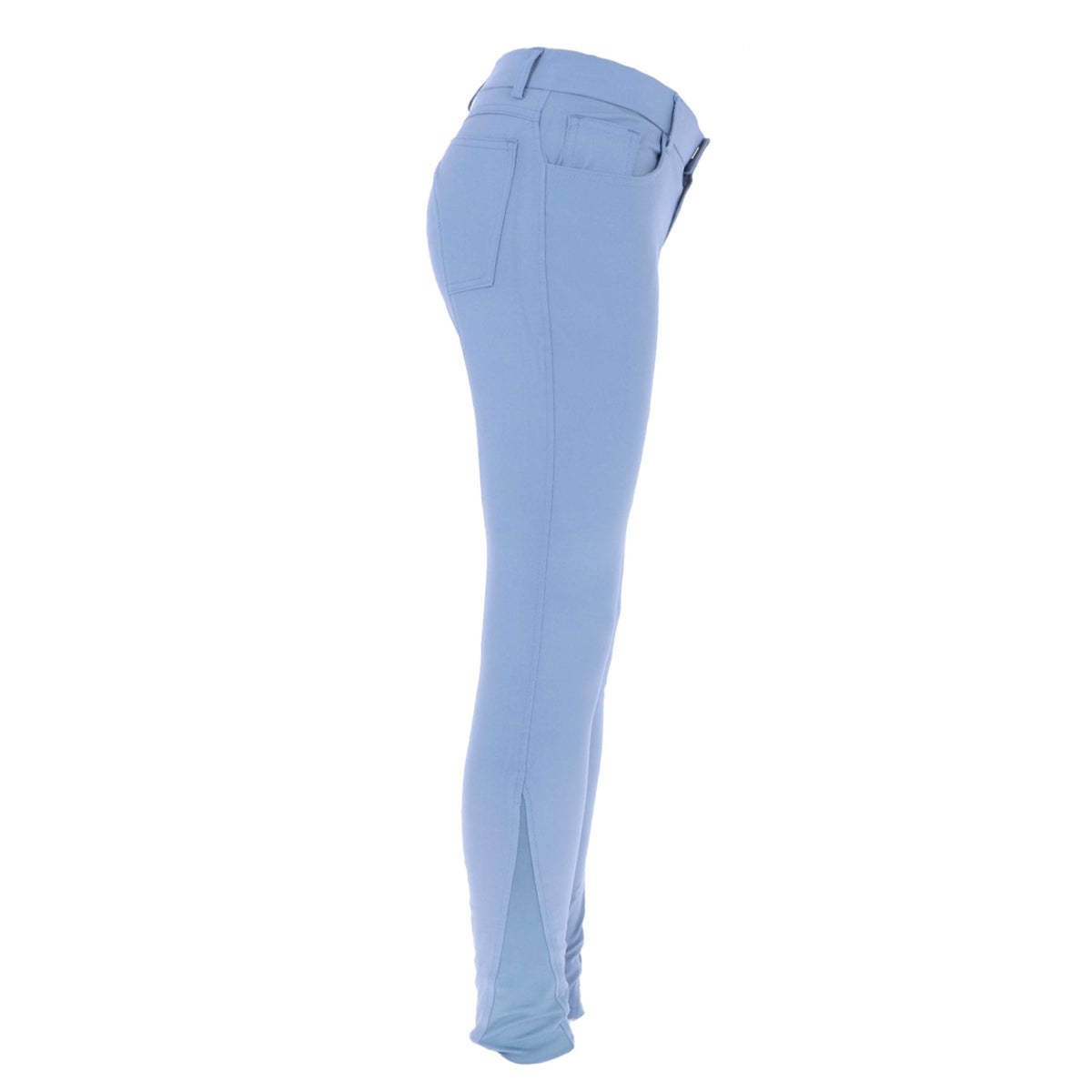 HKM Pantalón de Equitación Sunshine Silicona Rodilleras Kids Azul Jeans