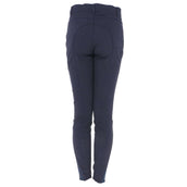 HKM Pantalón de Equitación Sunshine Silicona Rodilleras Kids Azul oscuro