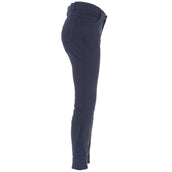 HKM Pantalón de Equitación Sunshine Silicona Rodilleras Kids Azul oscuro
