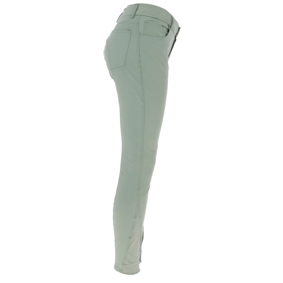 HKM Pantalón de Equitación Sunshine Silicona Rodilleras Kids Grisverde