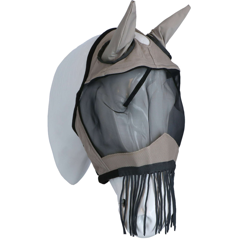 HKM Máscara para Moscas Fringes Plata/Gris