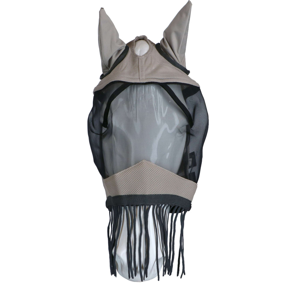 HKM Máscara para Moscas Fringes Plata/Gris