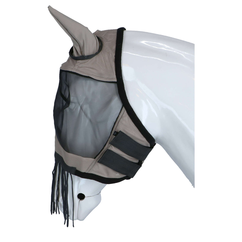 HKM Máscara para Moscas Fringes Plata/Gris