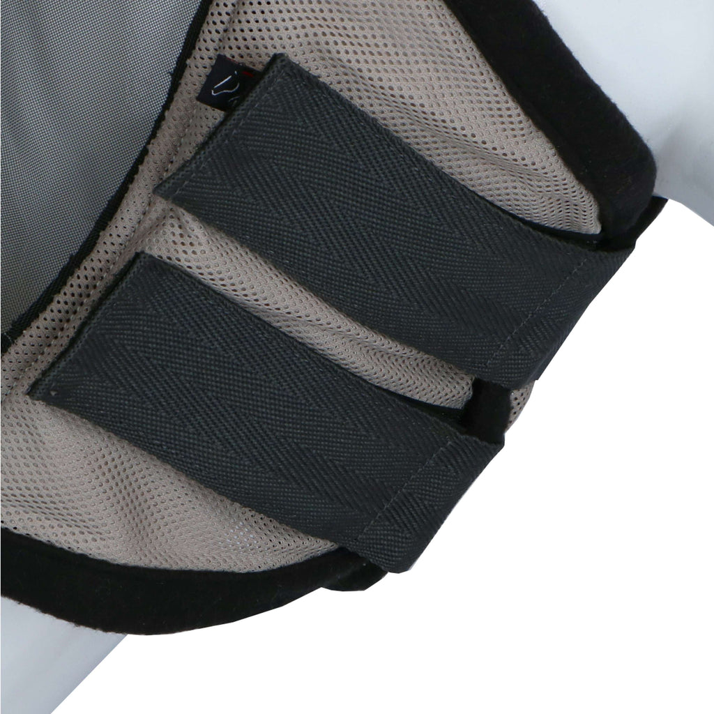 HKM Máscara para Moscas Fringes Plata/Gris