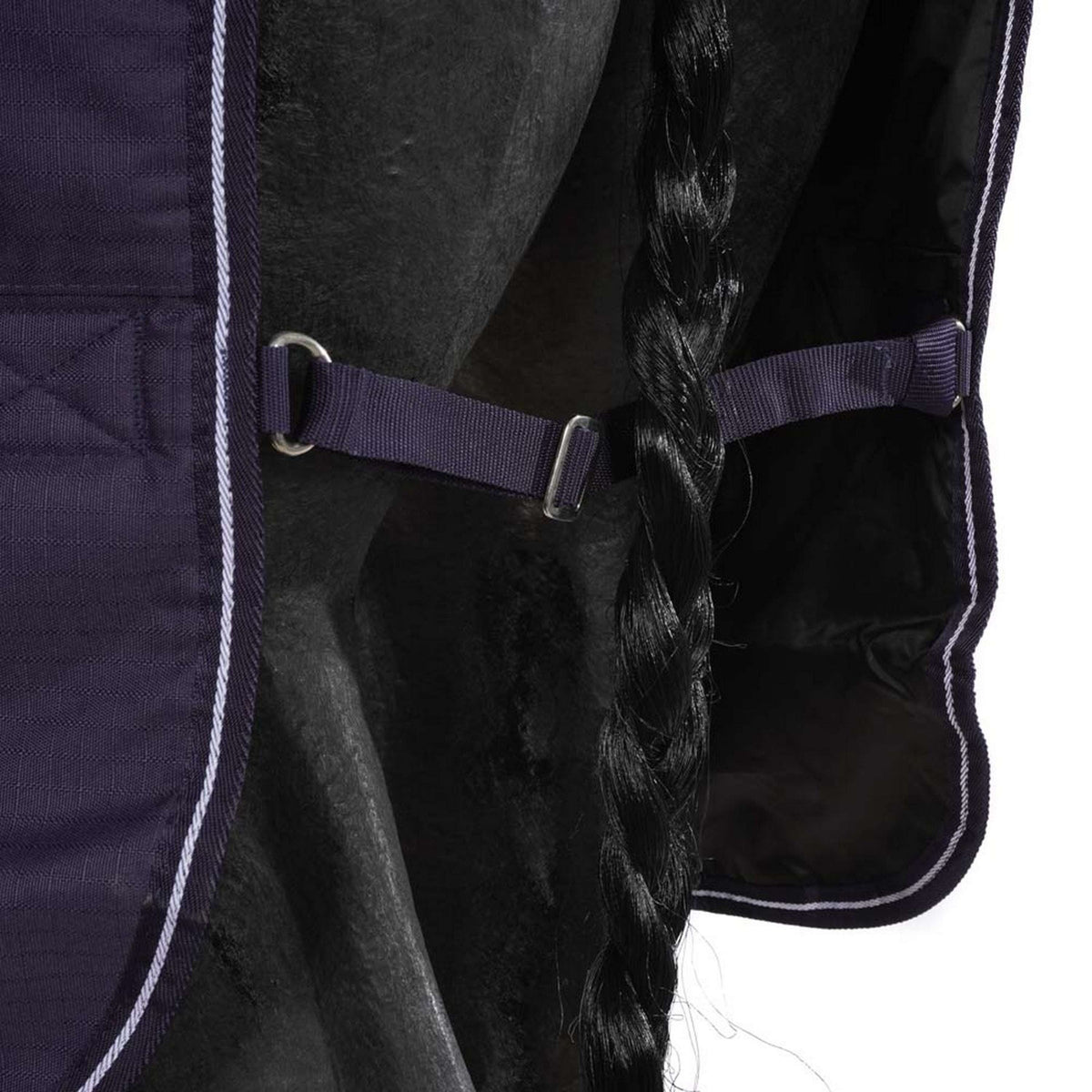 Weatherbeeta Alfombra Saxon Defiant 600D Standard Neck Medium Marino/Blanco