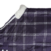 Weatherbeeta Alfombra Saxon 1200D PP Stable Standard Neck Medium A cuadros marino