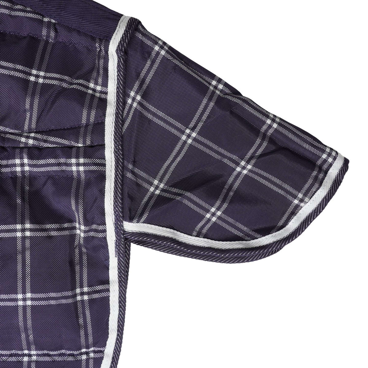 Weatherbeeta Alfombra Saxon 1200D PP Stable Standard Neck Medium A cuadros marino
