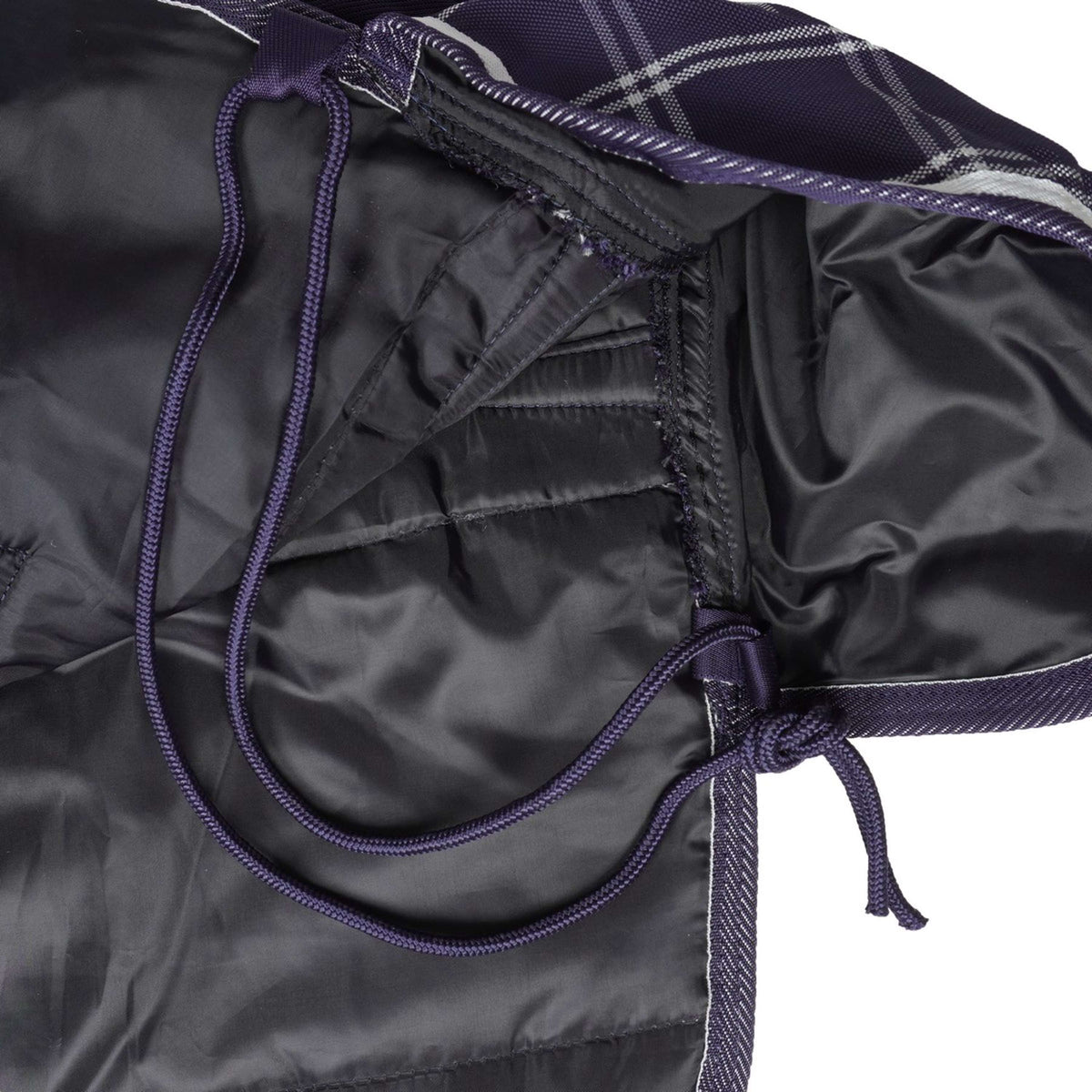 Weatherbeeta Alfombra Saxon 1200D PP Stable Standard Neck Medium A cuadros marino