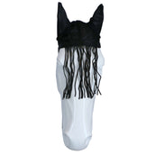 Weatherbeeta Frontal Anti-Moscas Saxon con Orejas Negro