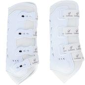 LeMieux Protectores de piernas Snug Boots Ultramesh Blanco