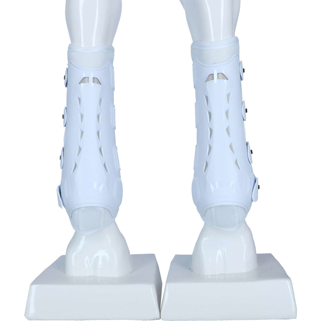 LeMieux Protectores de piernas Snug Boots Ultramesh Blanco