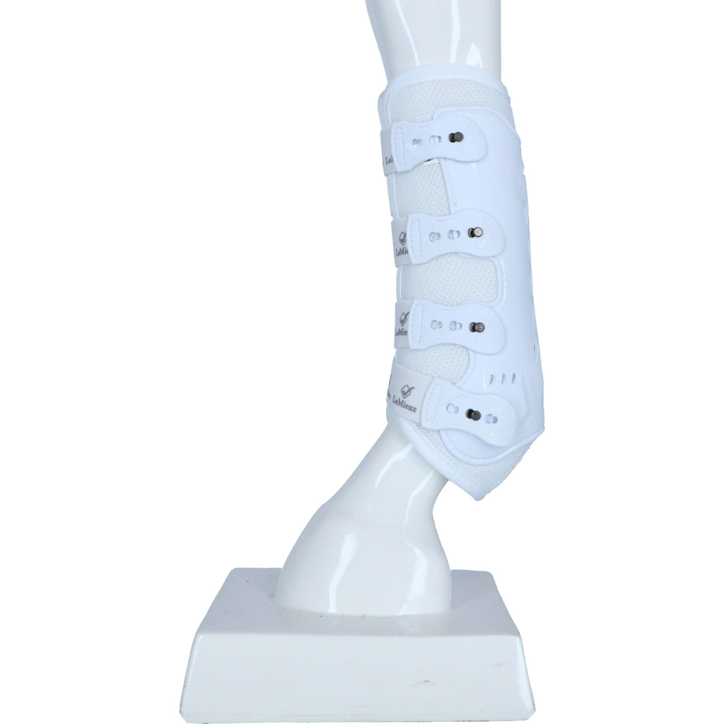 LeMieux Protectores de piernas Snug Boots Ultramesh Blanco